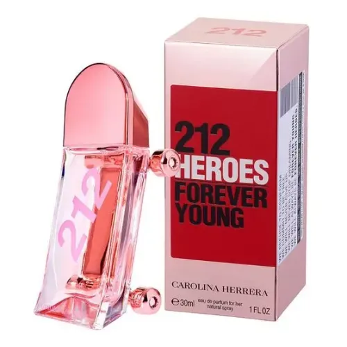 Perfume Carolina Herrera 212 Heroes Forever Young Feminino 30ml - SELO ADIPEC