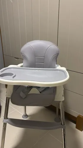 Cadeira De Alimentação Bebê Portátil Daily 4 Em 1 + Rodinhas Daily Cinza