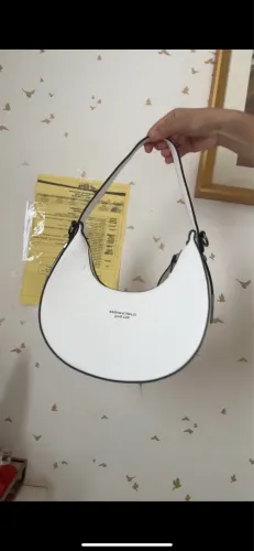 bolsa branca de ombro