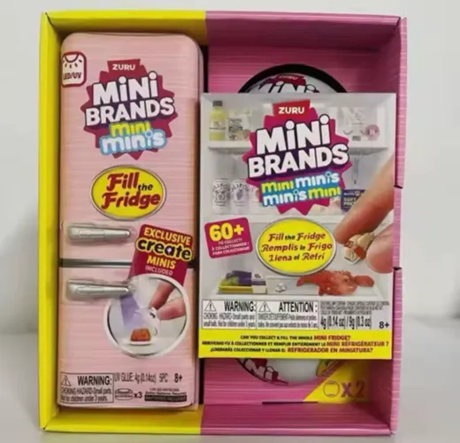 Geladeira Mini brands + duas bolinha surpresa 