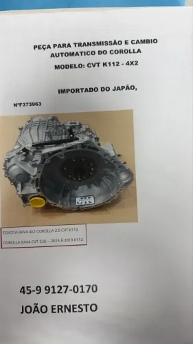 CAIXA DE CÂMBIO COROLLA
