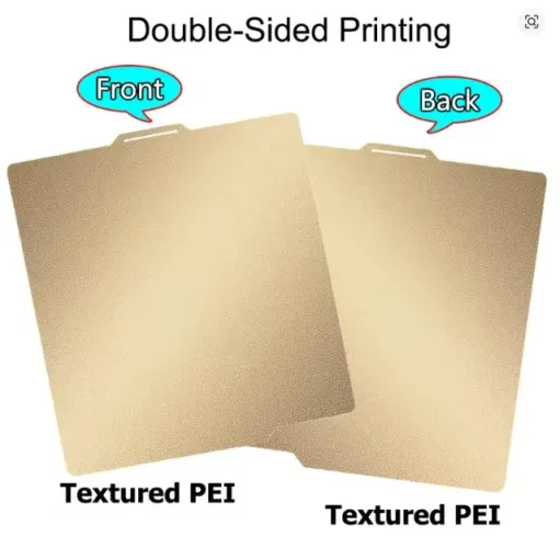 Placa Pei dupla face para impressão 3D Bambulab A1 