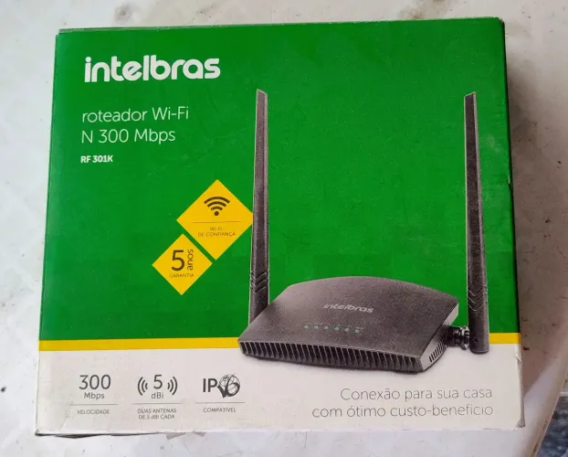 Roteador wi-fi N 300Mbps Intelbras
