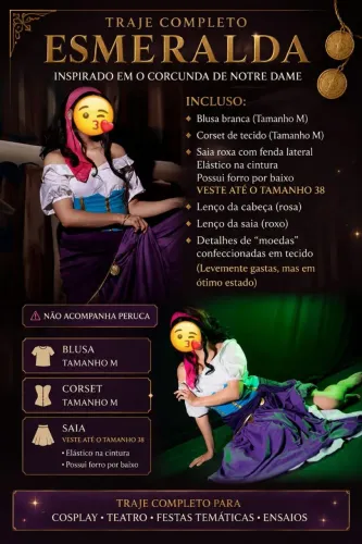 Cosplay esmeralda 