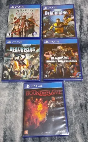Lote jogos ps4