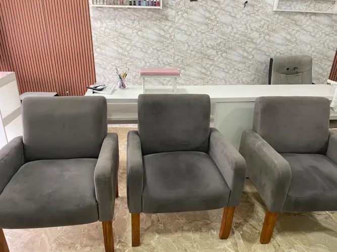 Poltronas em tecido