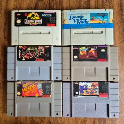 Lote de Jogos Paralelos de SNES