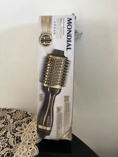 Escova secadora mondial black gold argan 