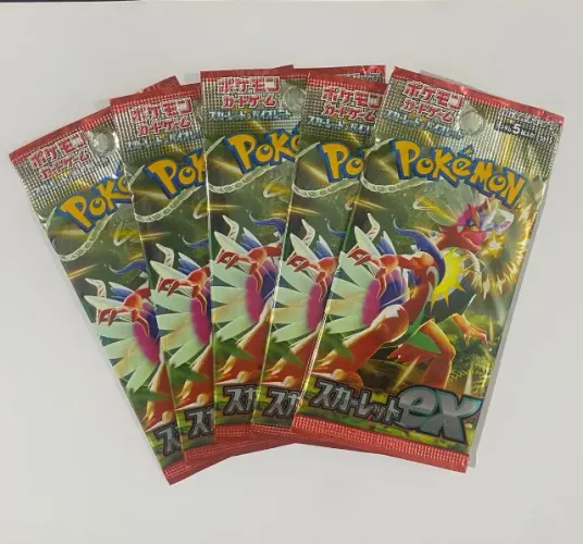 Pokémon Scarlet Combo de 5 Booster pack Japoneses