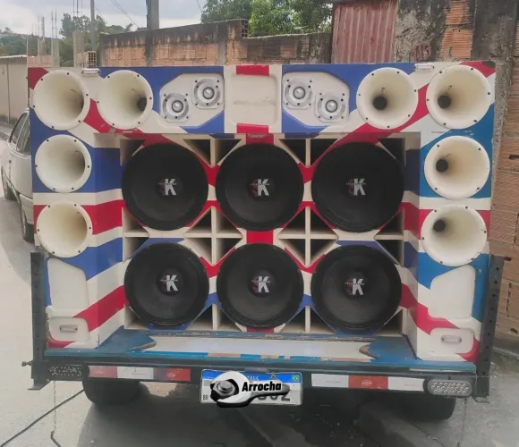 Carretinha de som completa