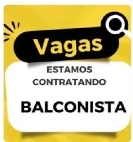 Estamos contratando copeiro (a) e balconista