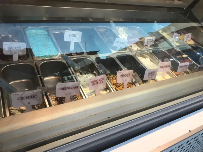 Vitrine pra Gelato Italiano
