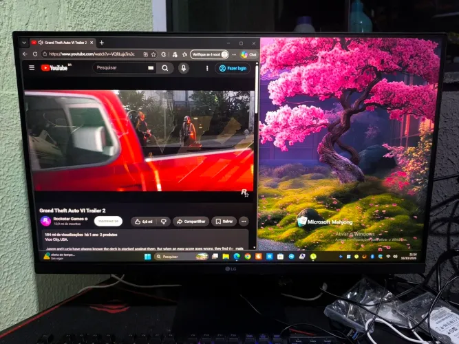 Monitor 27 polegadas LG 100hz 2 HDMI ips