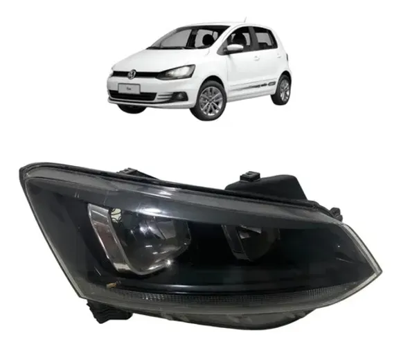 Farol Direito Vw Fox 2015/2020 C/detalhe Direito/passageiro