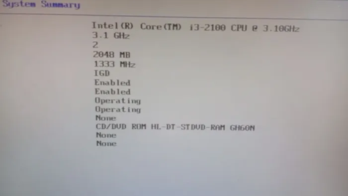 Cpu i3 4gb de ram sem HD. 150 reais