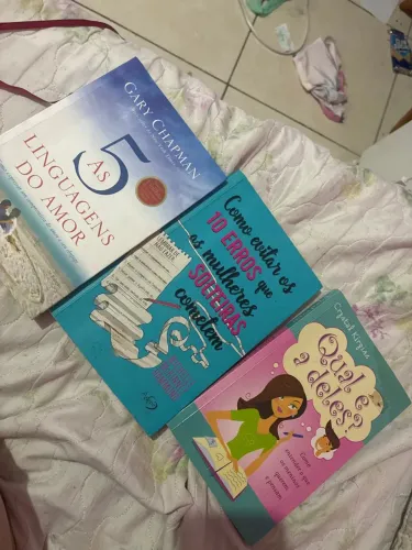 Kit de livros sobre autoajuda amorosa