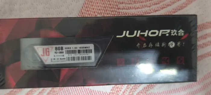Memória ram DDR3 1600 1.50Juhor LACRADA