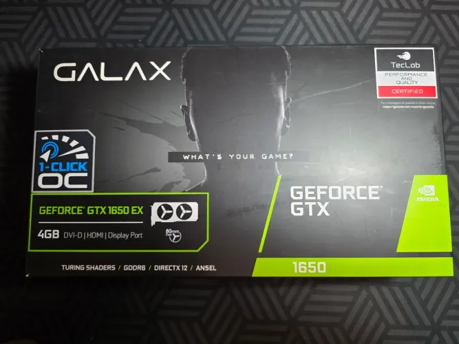 Galax GeForce GTX 1650 EX 1 CLICK OC 4GB