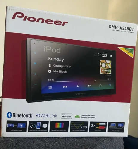 Melhor Pioneer saída Sub, digital Bluetooth e CarPlay