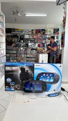 CONSOLE PLAYSTATION VITA PSVITA 64GB DESBLOQUEADO NA CAIXA SEMINOVO - PS VITA