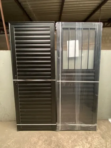 OFERTA LELÂMPAGO - PORTA ALÚMINIO PRETO 60CM 70CM 80CM