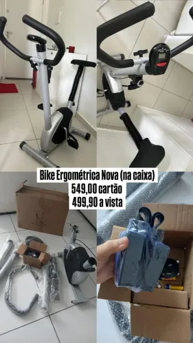 BICICLETA ERGOMÉTRICA PARA TREINO EM CASA