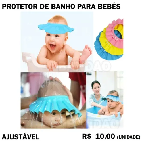 Protetor de Cabeça para Banho de Bebês