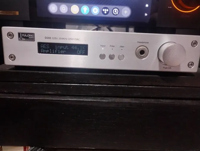 DAC Yulong D 200 e amplificador de fone de ouvido
