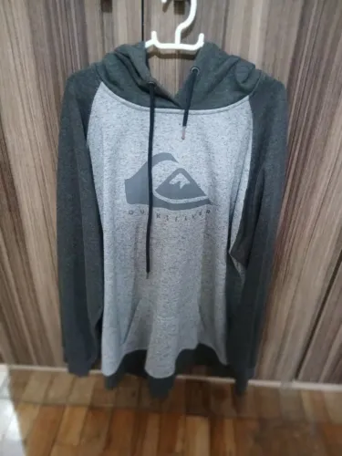 Moletom Quiksilver Original GG - Cinza