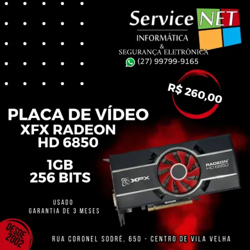 Placa de Vídeo XFX Radeon