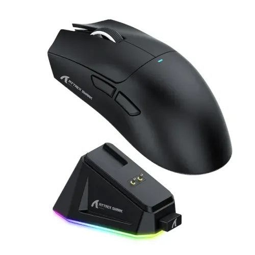 Mouse Gamer Attack Shark X11 Com Base