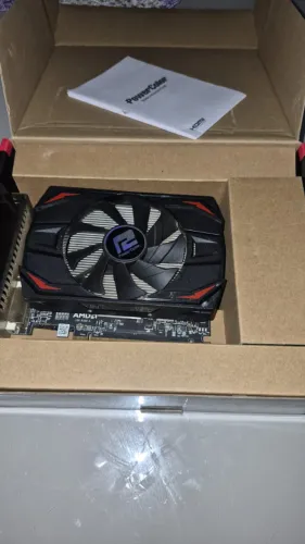 Placa de Vídeo AMD Radeon RX 550 4GB GDDR5 PowerColor Red Dragon na Caixa
