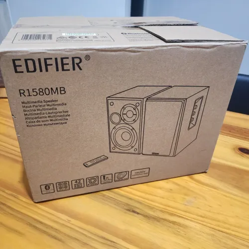 caixa de som Edifier bluetooth - monitor de áudio R1580MB