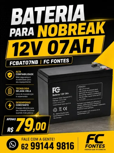 BATERIA PARA NOBREAK 12V 