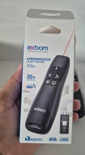 Apresentador Passador de Slides Sem Fio com Laser
