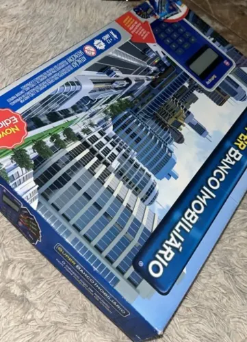 Banco imobiliário com maquininha, usado apenas 2 vezes