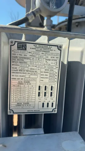3 Transformadores de 1000kva