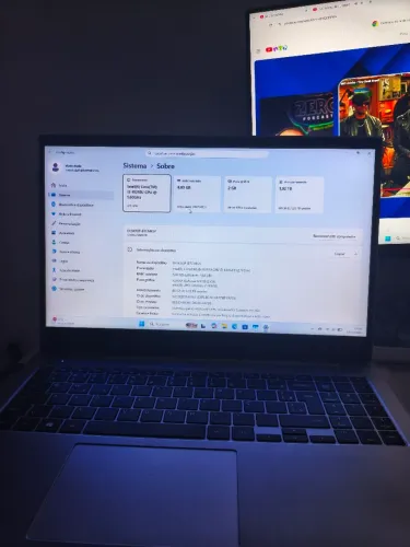 Notebook i5 10ª Ger 8GB RAM 1TB + Placa Nvidia 2GB