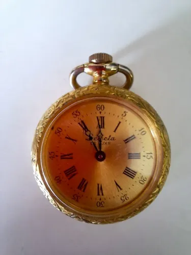 Raridade: Antiguidade Relógio Pingente Vintage Selecta de Luxe (Necessita Conserto)