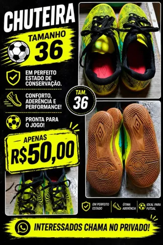 Chuteira futsal 
