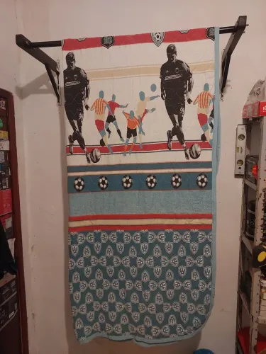Colcha Cobre-Leito Futebol 1,60 x 2,40 m Dupla Face