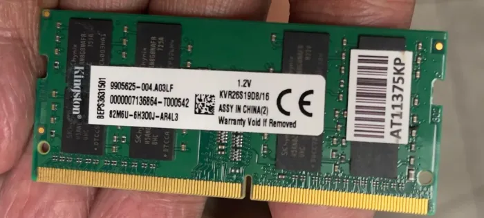 Memória Ram DDR4 16gb 2666mhz notbook