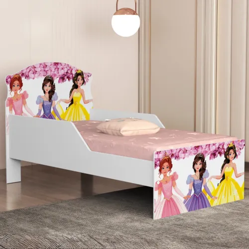 Mini Cama Juvenil Lívia (Menina) Trio Princesas / entrega hoje