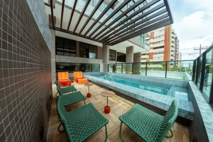 Apartamento para Locação em Maceió, Jatiúca, 3 dormitórios, 1 suíte, 3 banheiros, 2 vagas