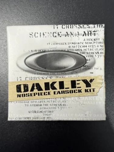 OAKLEY JULIET EARSOCK & NOSEBOMB KIT ORIGINAL OEM PRETO - REF. 06-205 (RARO) 