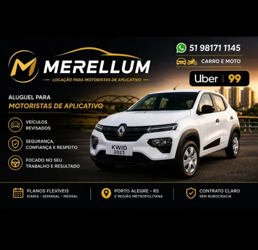 Aluguel para motorista de aplicativo Uber 99