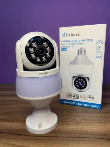 Câmera Inteligente WiFi com Iluminação LB-CA249 Leboss