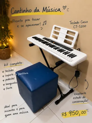 Cantinho de Musica - Teclado Cassio