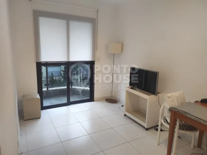 Apartamento mobiliado, 40m², 1 dormitório, 1 vaga para locação no Jd. Paulista.