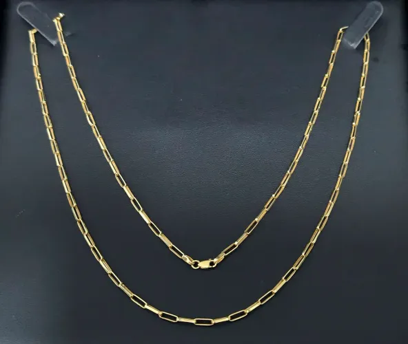 Corrente de ouro 18k legítimo com certificado